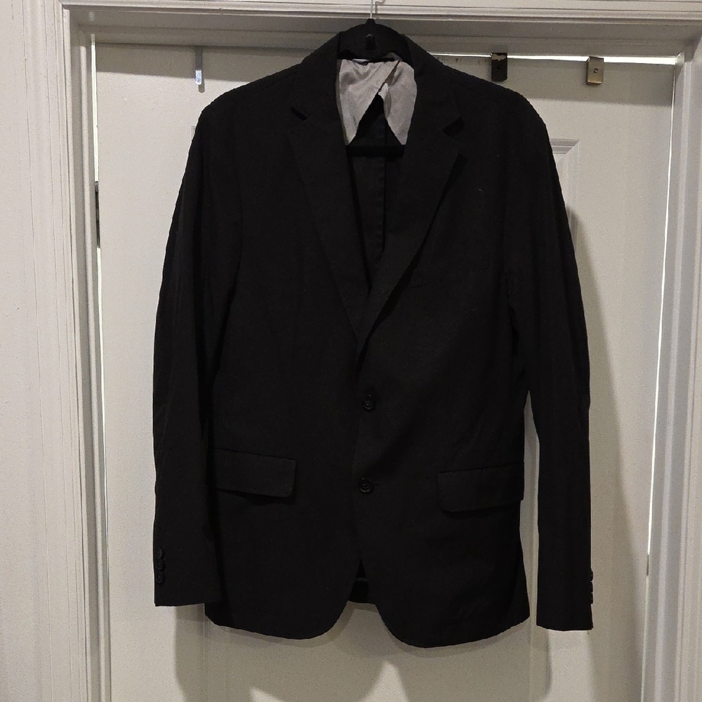 Hugo Boss Black Two-Button Notch Lapel Blazer Size 38R!